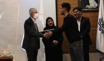 تقدیر از قهرمان ورزشی شاهد و ایثارگر در سال ۱۴۰۲ توسط رئیس محترم دانشگاه