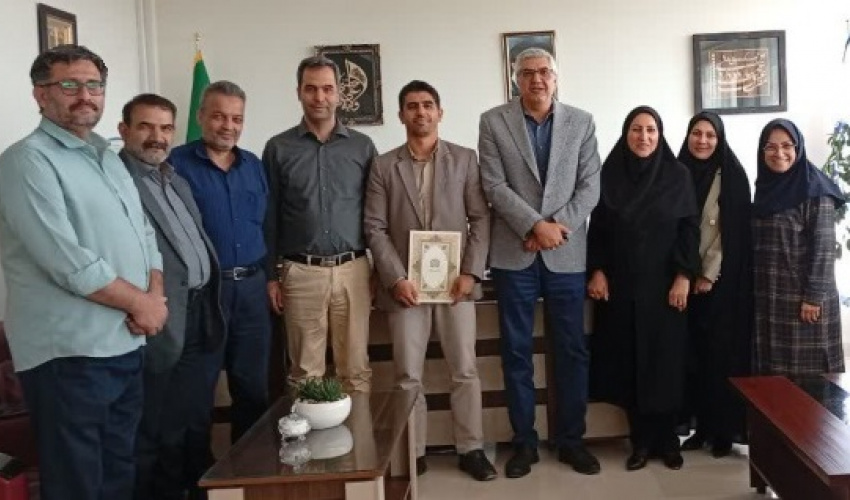 تقدیر و تشکر از استاد مشاور دانشجویان شاهد و ایثارگر دانشکده تربیت بدنی و علوم ورزشی